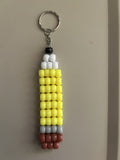 Beaded Pencil Keychain