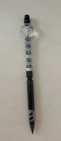 Beaded Decorative Mechanical Pencil – Handmade Crystal Bead Pencil, Gift for Teacher, Stylish Writing Pencil